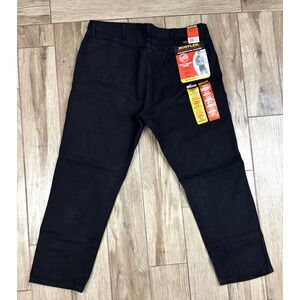 Rustler Advantage Jeans 42x30 Black Heavyweight Denim Regular Fit NWT